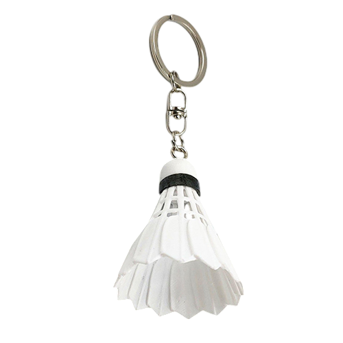 MINI PORTE CLE VOLANT BLANC