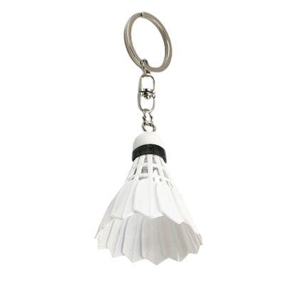 MINI PORTE CLE VOLANT BLANC