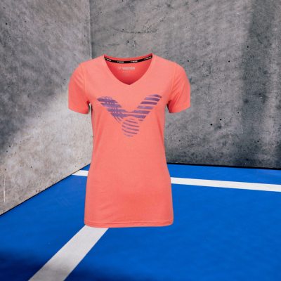 VICTOR T-SHIRT FEMME MELON MELANGE 6529